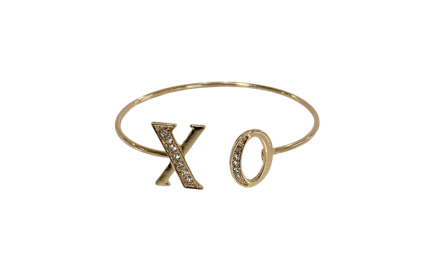 "X O" Open Bracelet