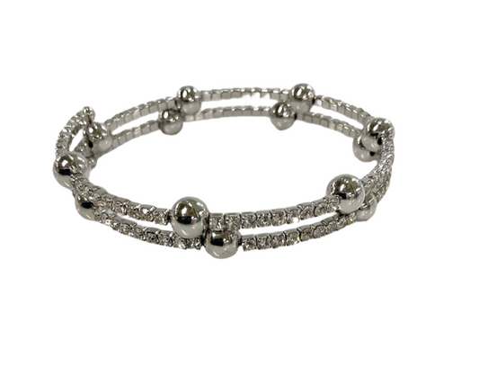 Rhinestone Wrap Bracelet #88-04004
