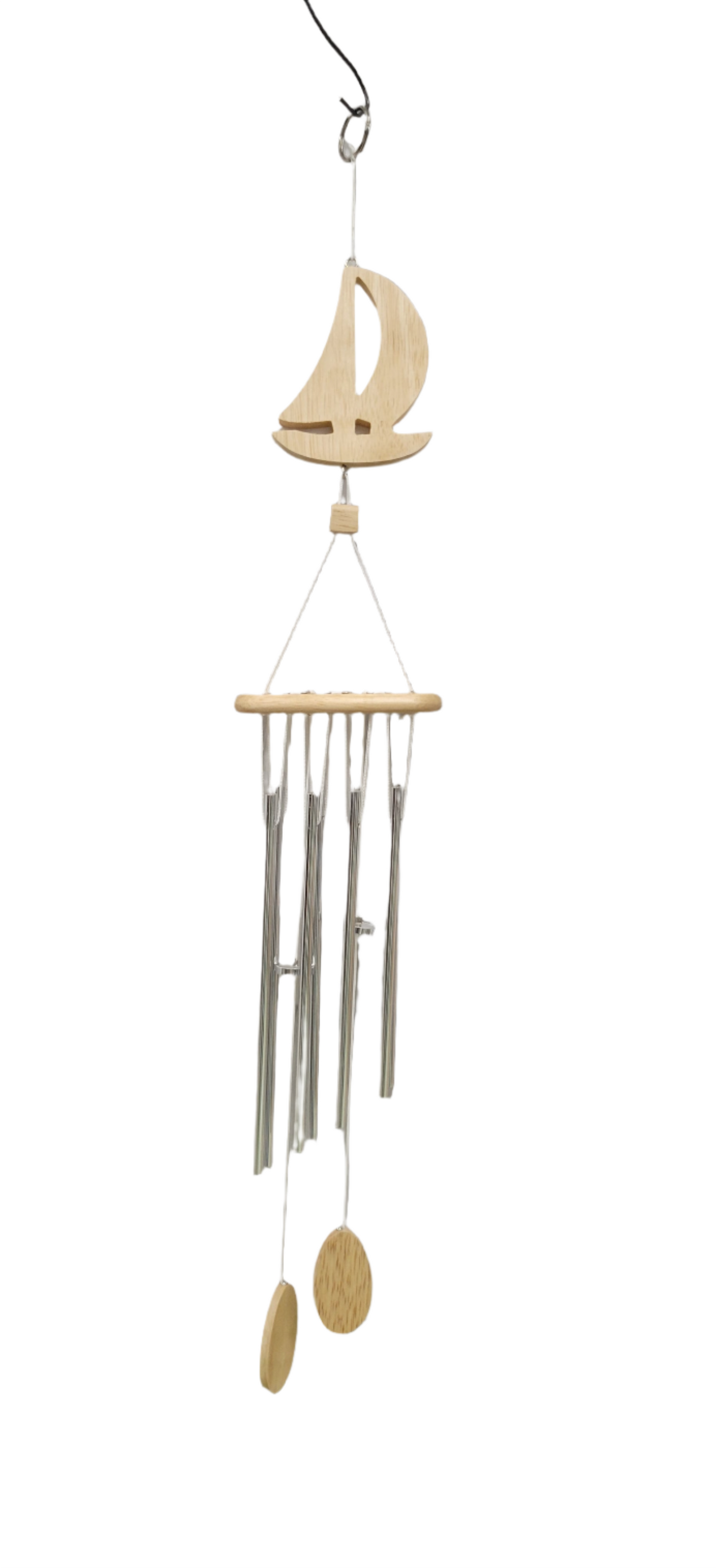 Boat Wood Wind Chime #9501BT