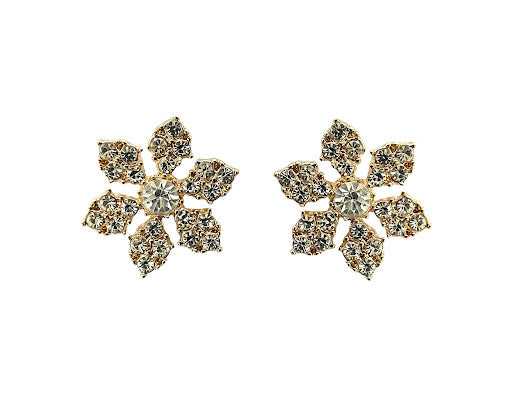 Snowflake Flower Earring #89-1808GD