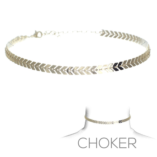 Chain Choker #12-16363G (Gold)