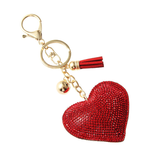 Heart Tassel Keychain #12-31050