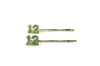 Seattle Fan Hair Pin (Green) #28-11305