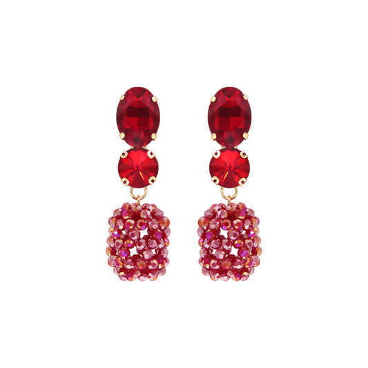 Bead Earring #12-26597RD