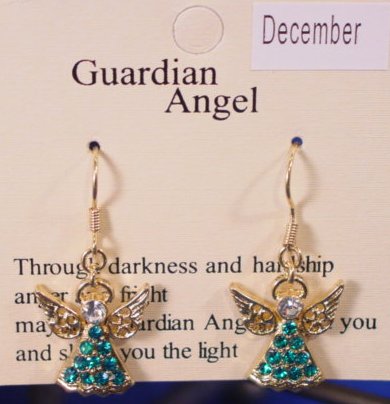 Guardian Angel Earrings December