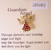 January Guardian Angel Tack Pin (Garnet)