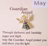 May Guardian Angel Tack Pin (Emerald)