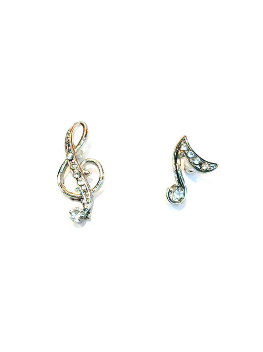 Treble Clef/Music Note Post Earrings #28-11178CL