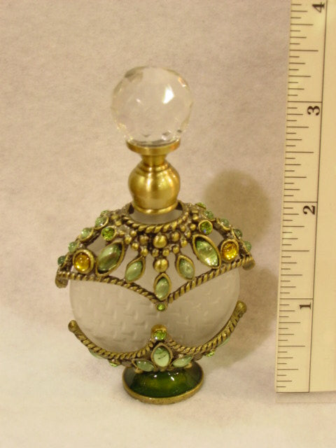 Perfume Bottle with Crystals