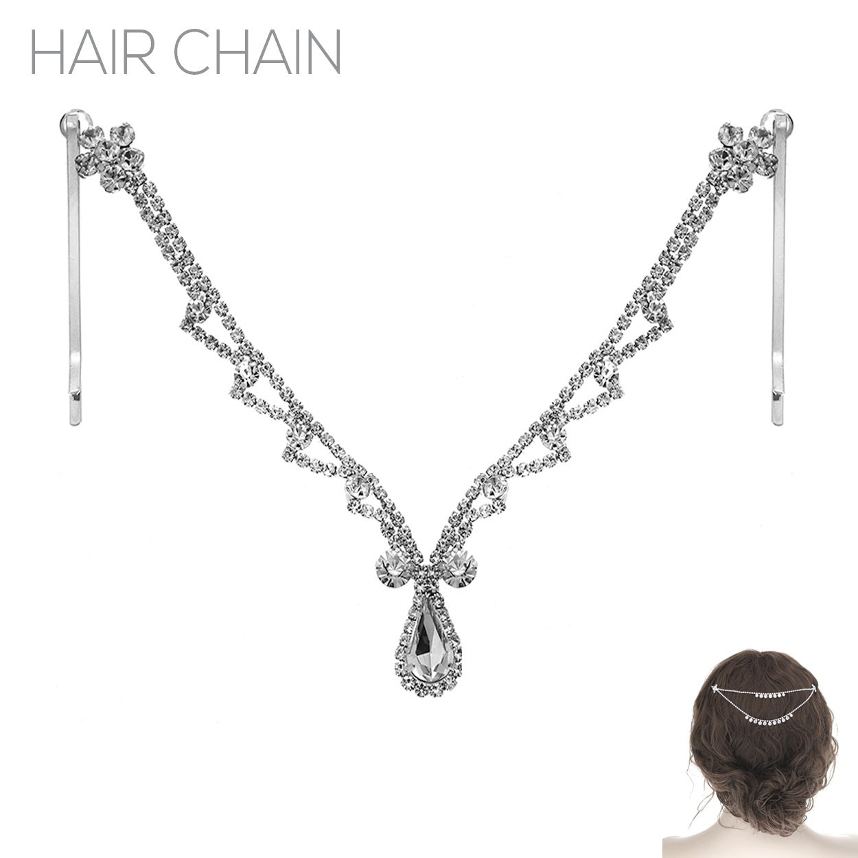Crystal Hair Chain #12-71611