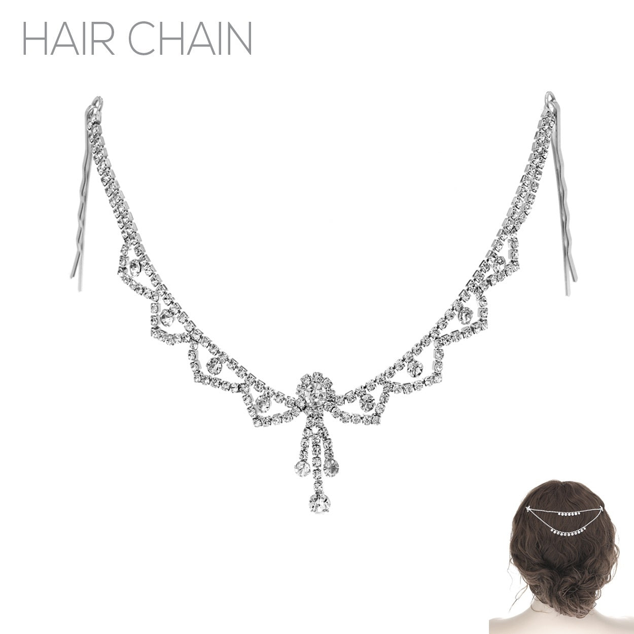 Crystal Hair Chain #12-71616