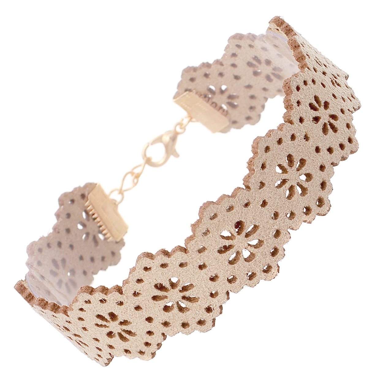 Cutout Bracelet #12-83009BE (Beige)