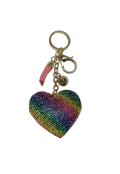 Heart Tassel Keychain #12-31050RB