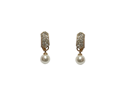 Pearl Post Earrings#33-23151RS