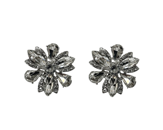 Floral Clip Earring #40-029CL