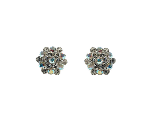 AB Round Clip Earring #33-20066