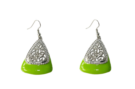 Filigree Triangle Earring #12-22932GN
