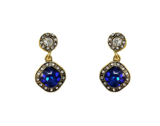 Square Antique Earring #32-6934BL