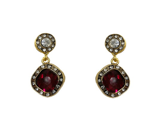 Square Antique Earring #32-6934RD