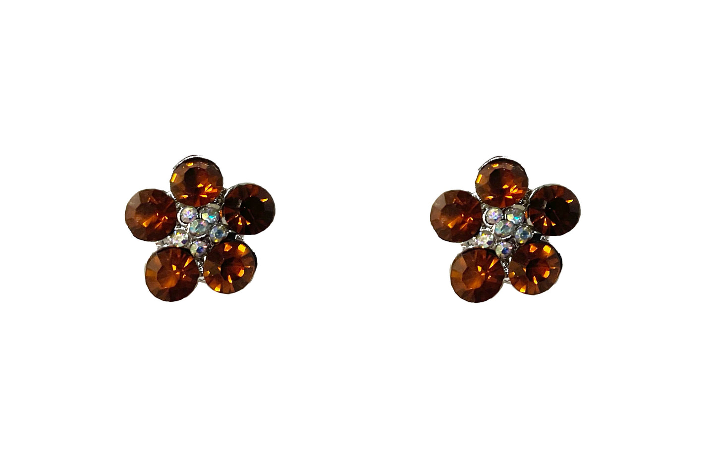 Flower Post Earrings #68-99001BR