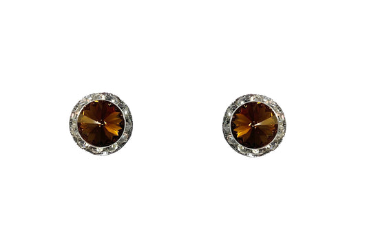 Round 15MM Post Earrings #12-40005BR