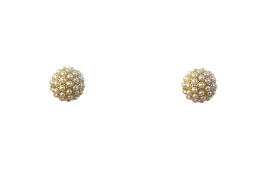 Large Pearl Cluster Post Earring #11-1370LG