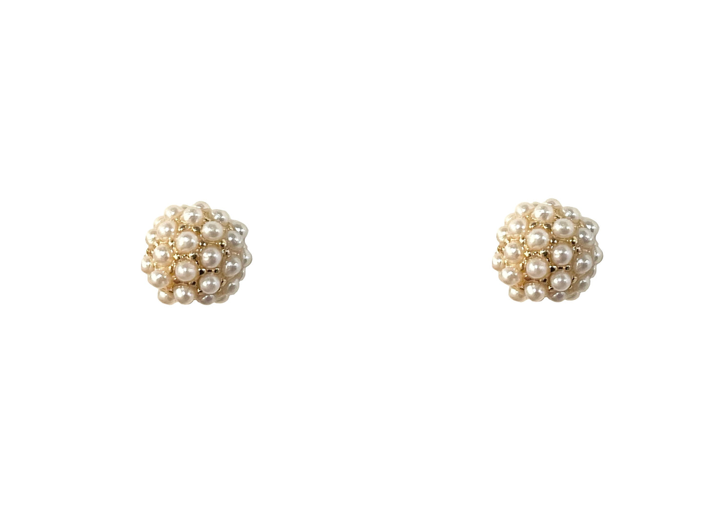 Pearl Cluster Post Earring #11-1370