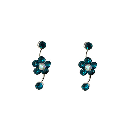 Flower Post Earrings #28-11135EM