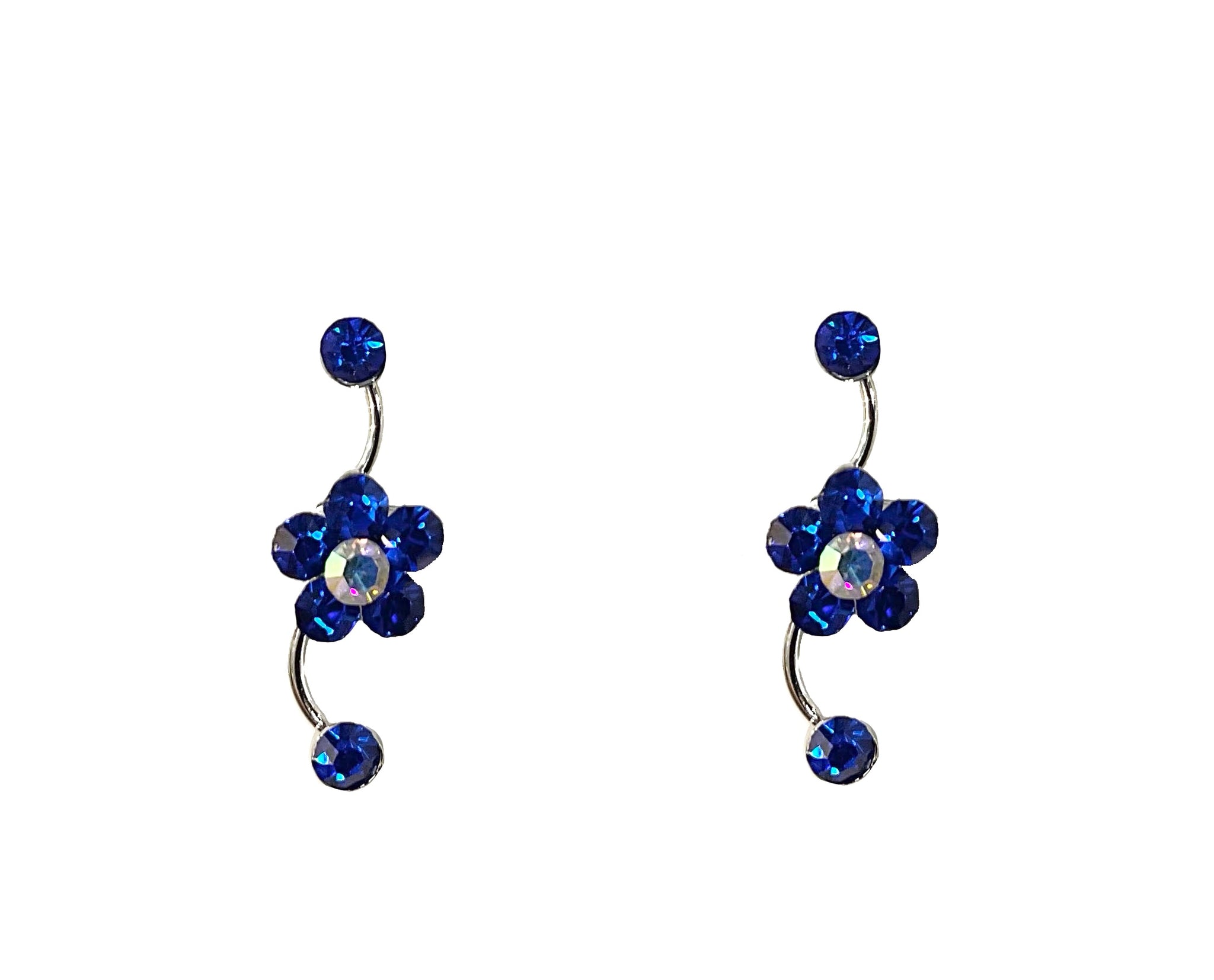 Flower Post Earrings #28-11135SA