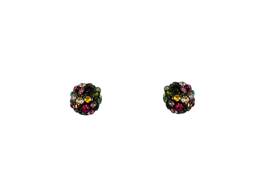 Multi Pave Post Earring #11-1384