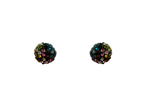 Multi Pave Post Earring #11-13841
