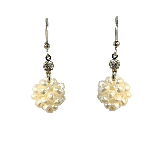 Pearl Cluster Earring #66-86018
