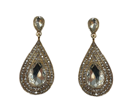 Tear Drop Earring #40-167CL