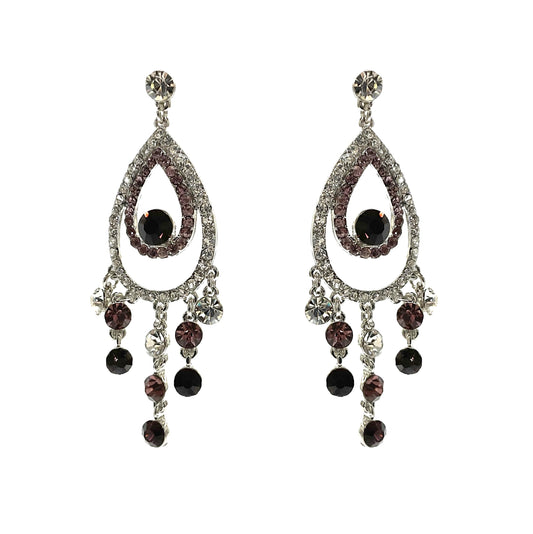 Purple Drop Earring #40-125PP