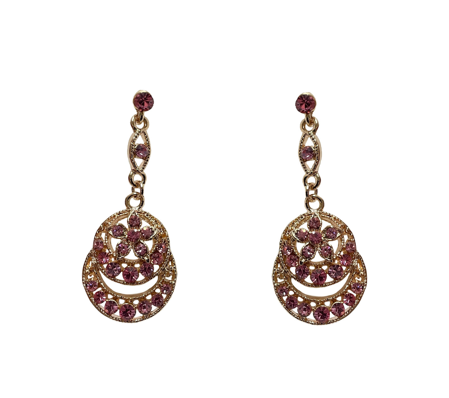 Floral Earring #66-28117PK