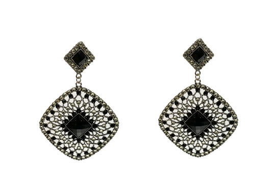 Boho Square Earring #47-02741