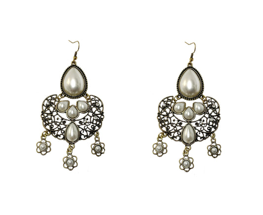 Boho Pearl Earrings #42-02536