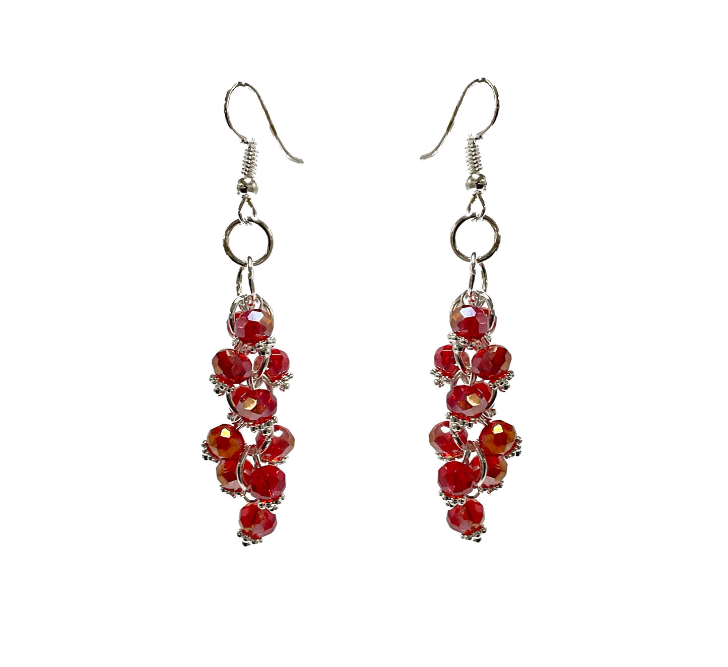 Beaded Earring #88-11523RD