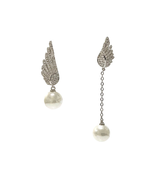Wing Pearl Earring #89-90020