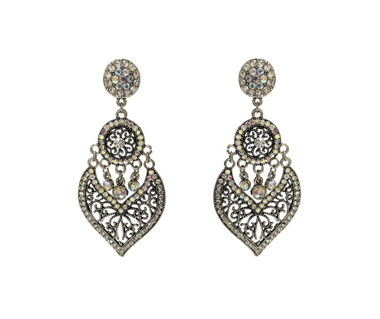 Crystal Post Earrings #12-22435CL