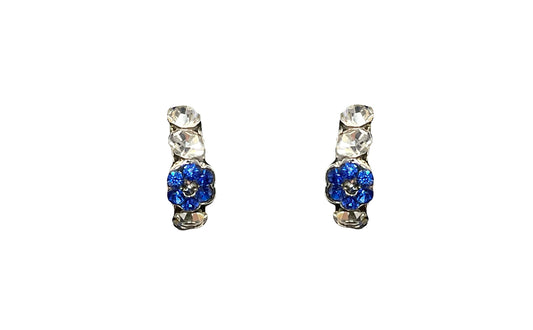 Flower Post Earrings #33-20201BL