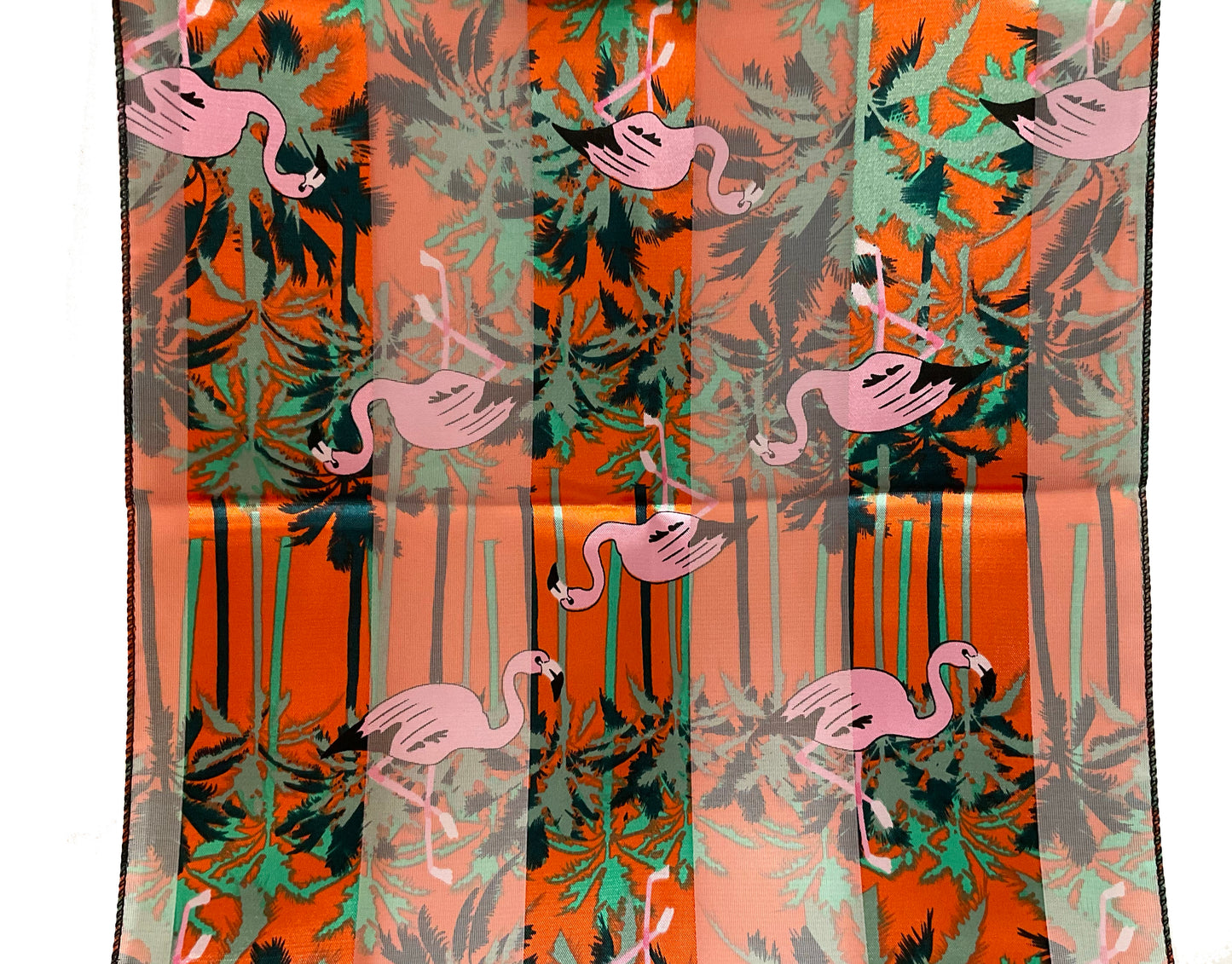 Flamingo Satin Scarf #SSPO-6232