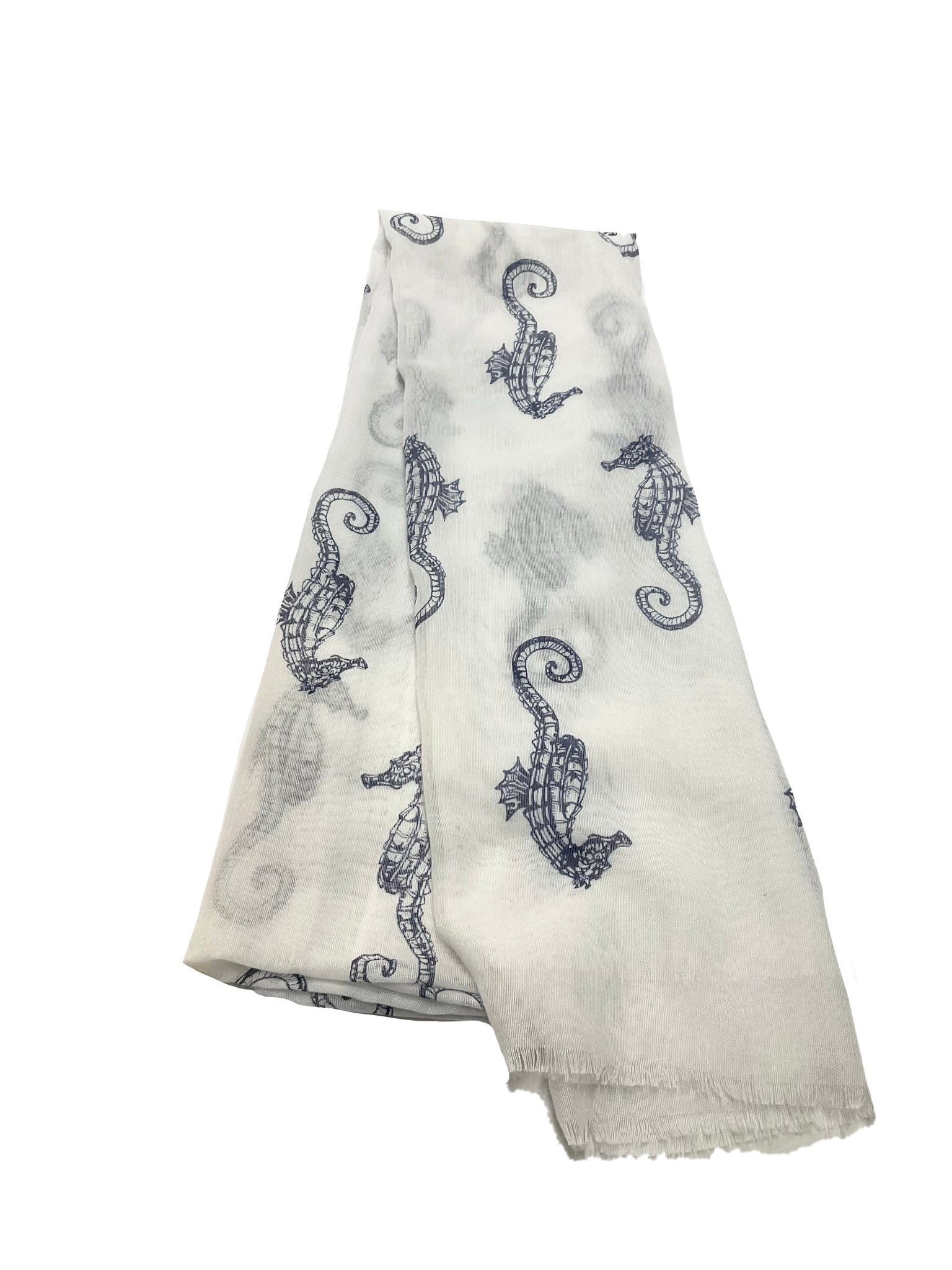 Seahorse Scarf #89-93043WH