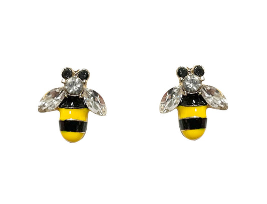 Bee Post Earring #28-2214