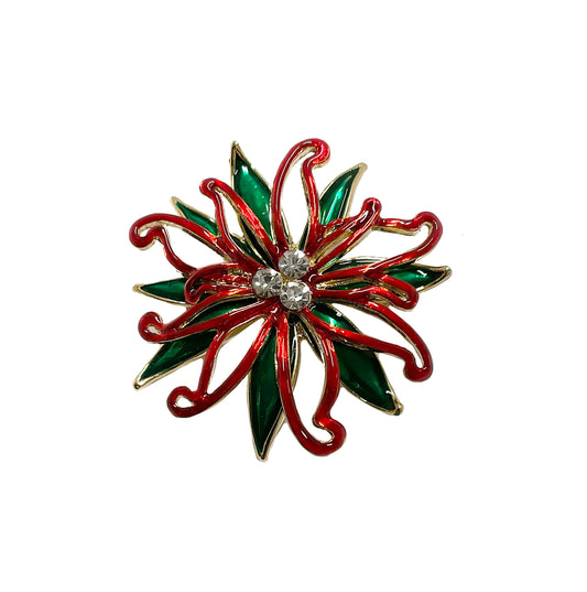 Christmas Pin Poinsettia #19-141173