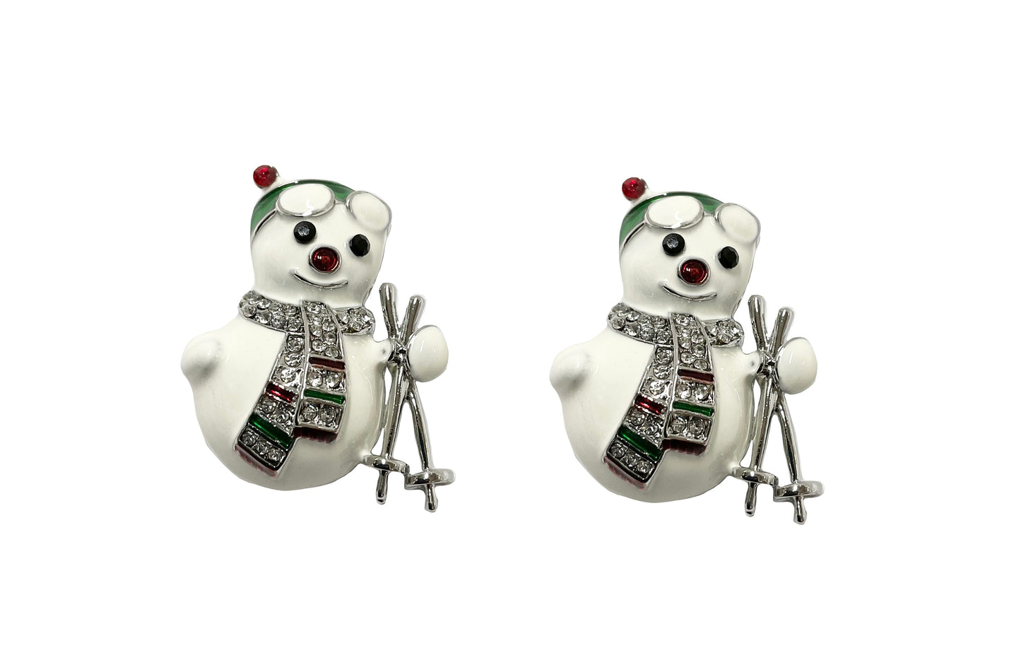 Snowman Earrings #89-91864
