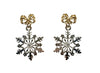Christmas Snowflakes Post Earring #28-141204