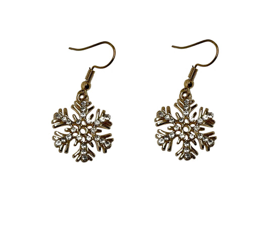 Snowflake earring #38-6416 GD