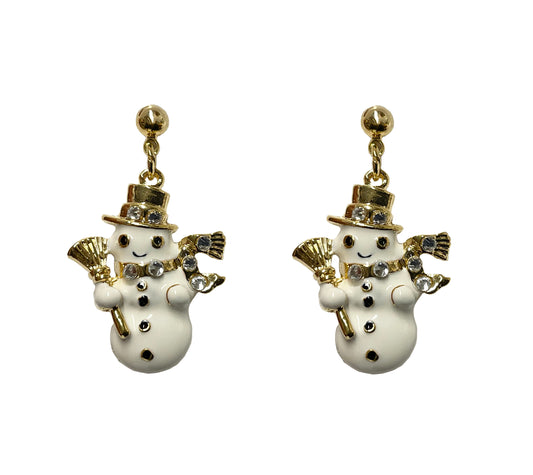 Christmas Snowman Earring #19-1411041