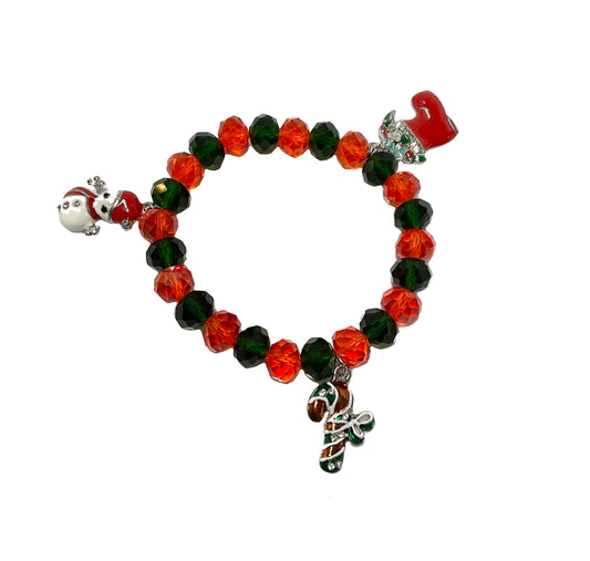 Christmas Red Green Bracelet #12-82141